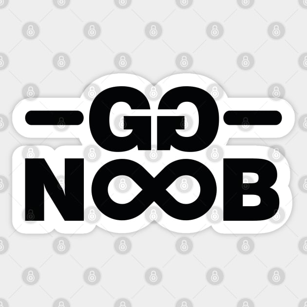 GG NOOB Sticker by LSUPER